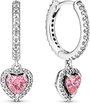 Pendientes parar mujer Pandora Timeless con forma de corazón hipoalergénicos