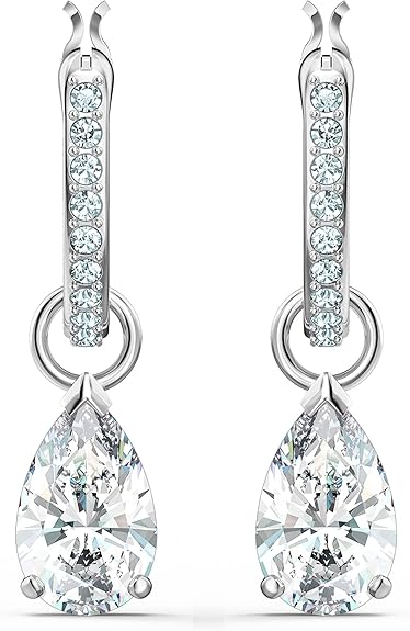 Pendientes swarovski constella plateados para mujer 